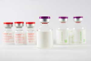 six biosimilar drug vials