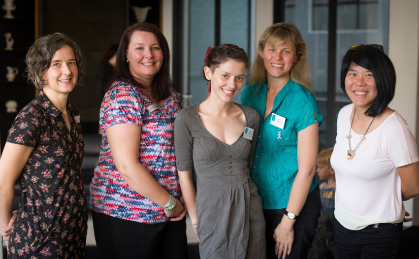 group shot of five women