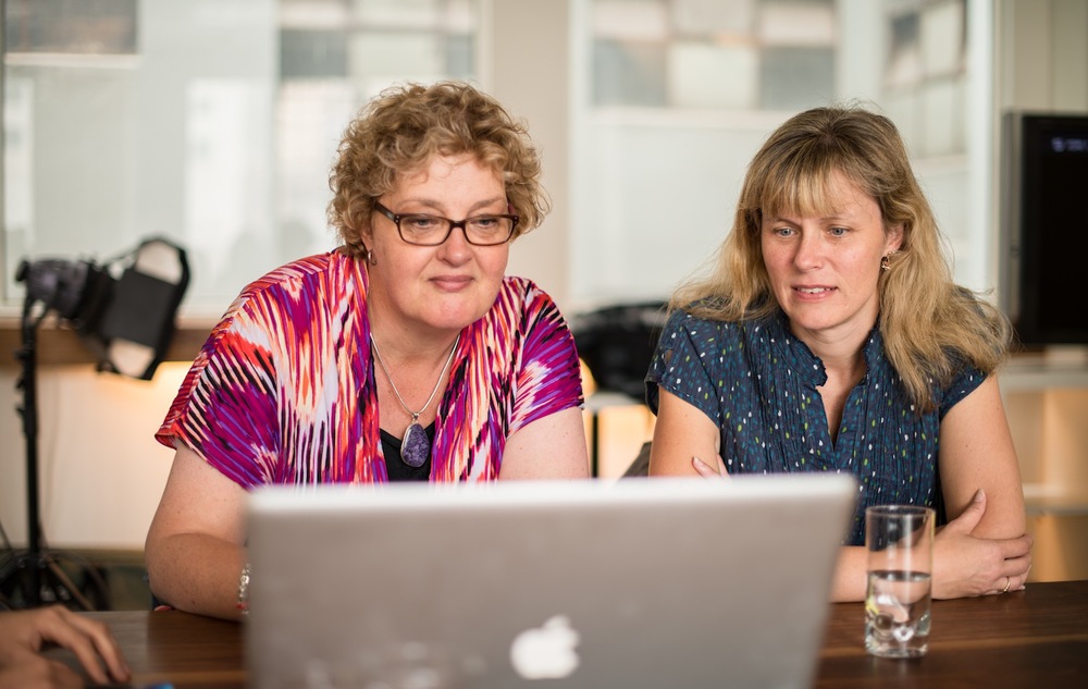 Small World Social Breastfeeding Support Project ABA Counsellors Janette Timmermans and Leanne Bromley.