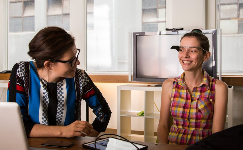 women in meeting