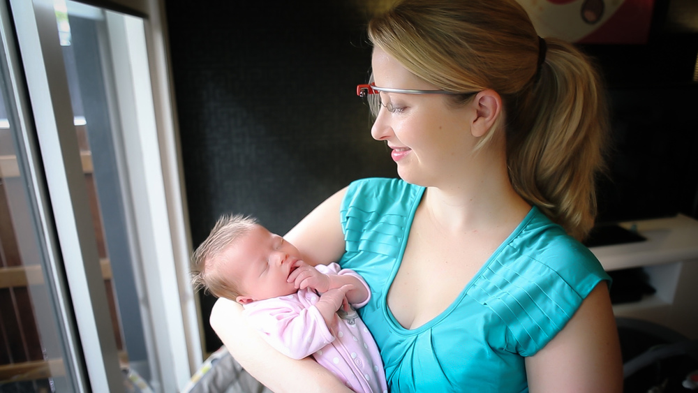 Small World Social Breastfeeding Support Project Trial Participant Emma Crowder with daughter Chloe.